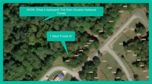 1 W Forest Dr Lot 1, Huntsville, TX 77340